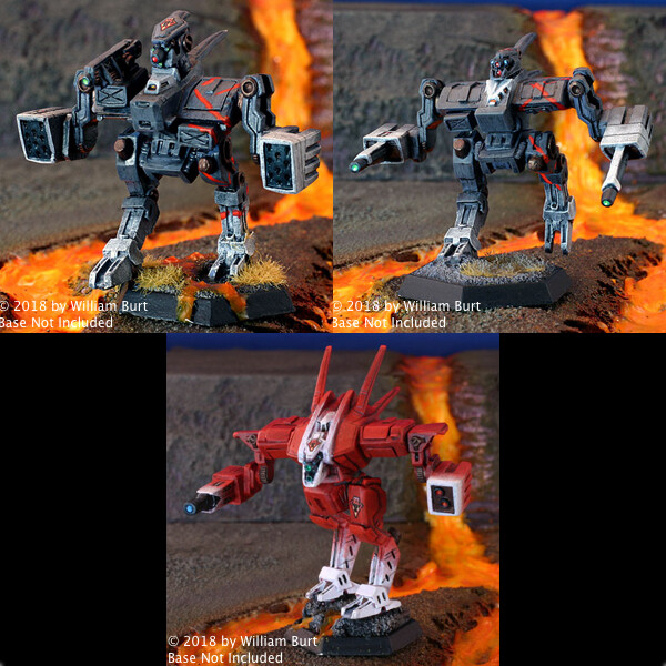 Боевые миниатюры - Word of Blake Omni Mech Pack II - 10-037 от IW Metals