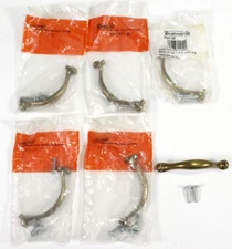 (6) Amerock Burnished Brass Drawer Cabinet Pull BP647-BB 3" on Center NOS