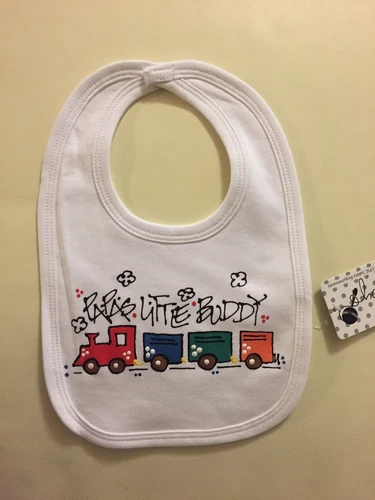 Little Brother* Daddy's Buddy* Bib Baby Boy Boutique Cotton Bibs 0-12 months