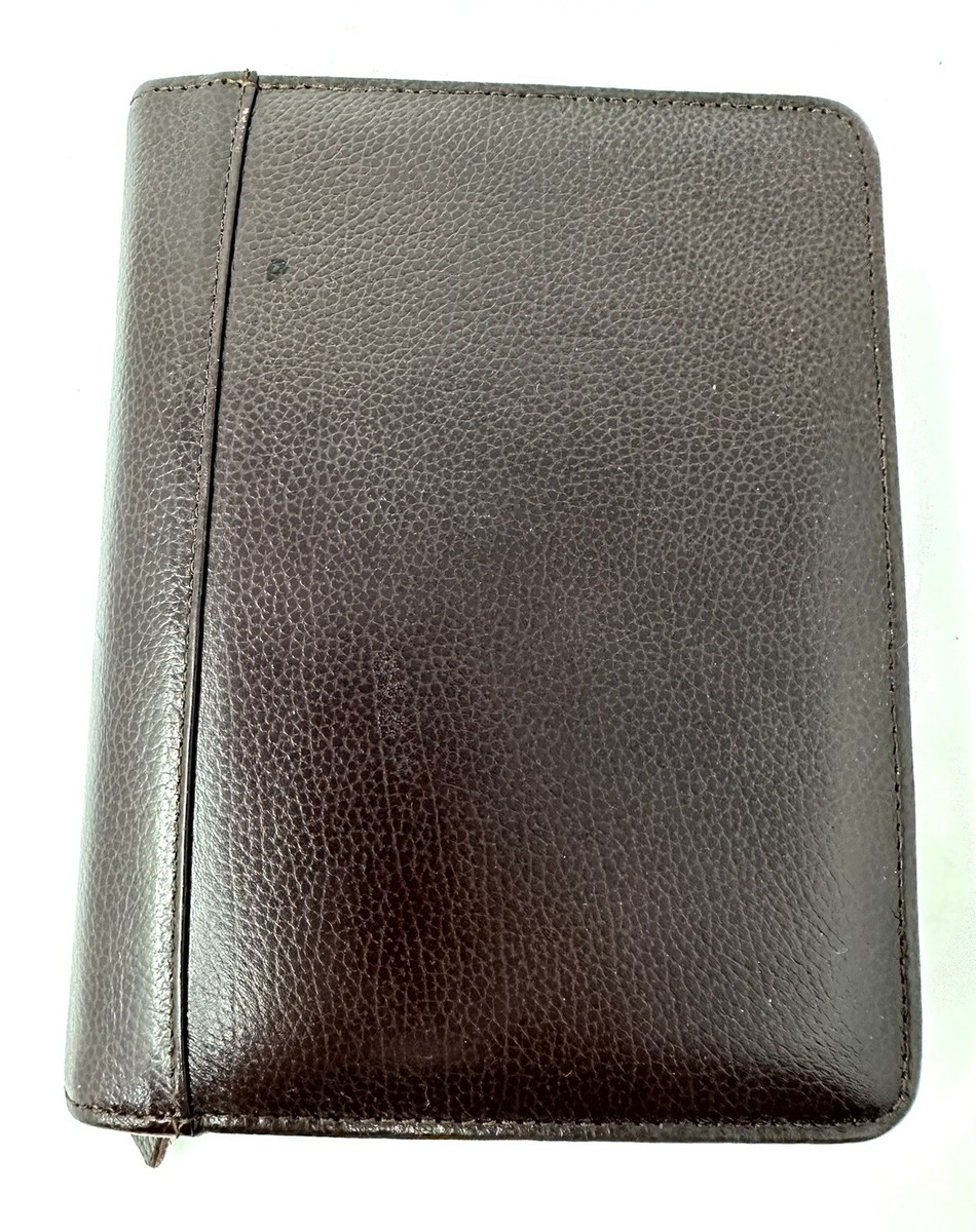 Franklin Quest Top Grain Verona Leather Burgundy Planner Organizer