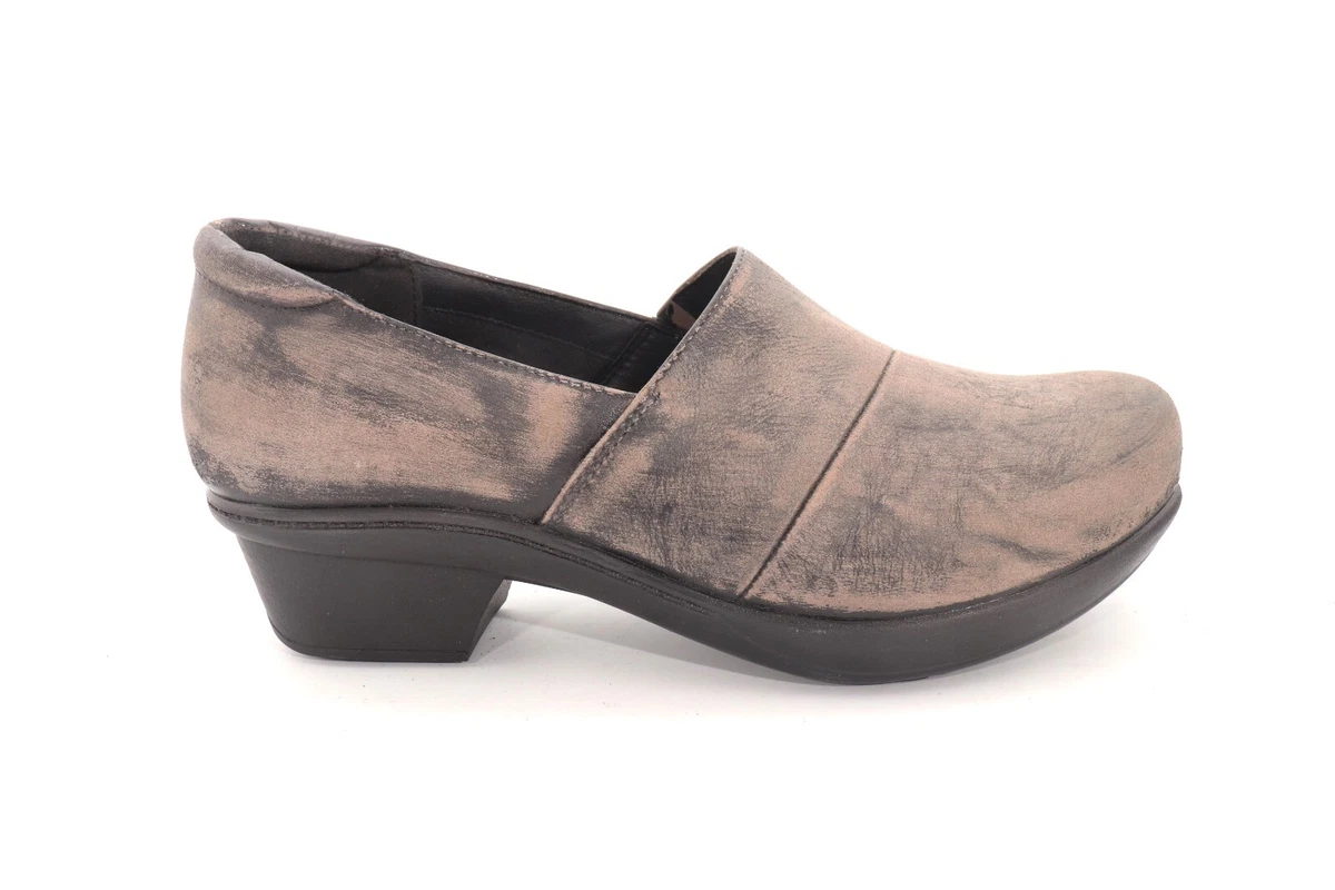 Abeo Camden Slip On Non Slip Shoes Black Gray Rustic women s Size US 8