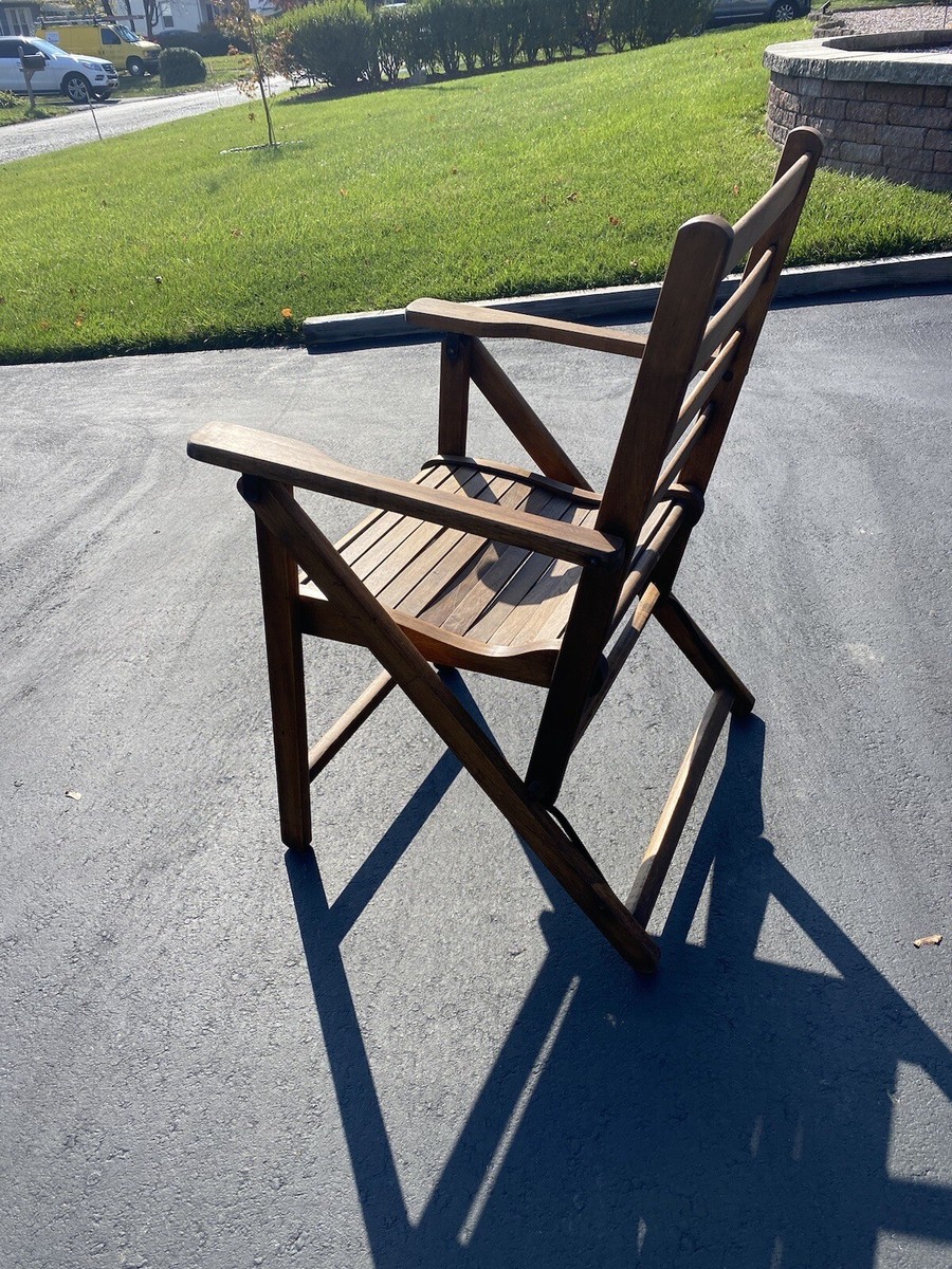 Vintage Wooden Folding Chair, No. 46 by Paris Mfg. Co. | eBay