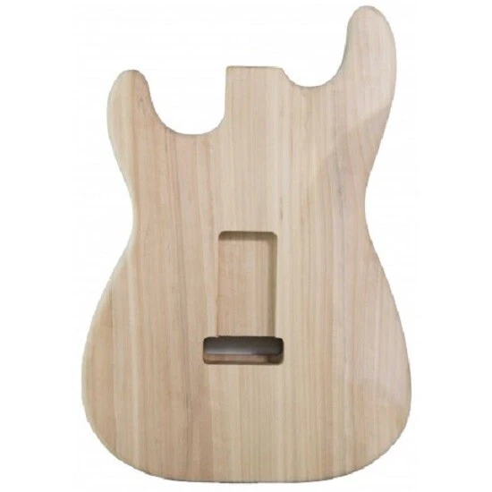 Body STRATOCASTER En Peuplier Blanc Canadien - Photo 2/2