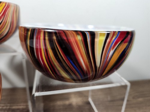 X4 Missoni For Target Handblown Art Glass Swirl Small Bowl Limited Edition 2011 - Picture 4 of 19