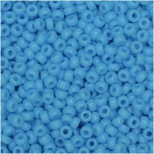 Miyuki Round Rocaille Seed Beads Size 11/0 23GM Opaque Turquoise Blue 11-413-5