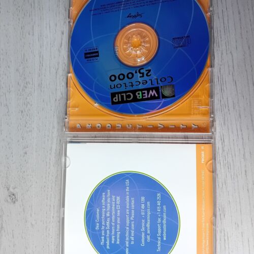 WEB CLIP COLLECTION 25000 IMAGES SOFTKEY PC CD ROM WINDOWS 95 SOFTWARE RARE - Picture 3 of 3