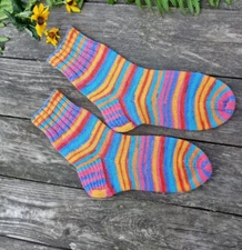Warm Socks Hand Knitted Warm Woolen Traditional Women Men