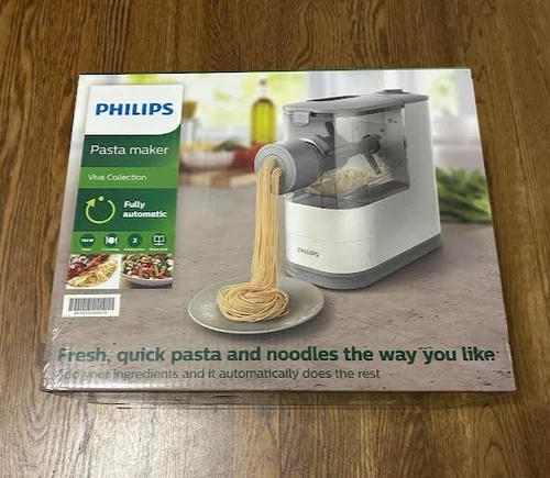 Philips Pasta Maker Compact White With Accessories HR2370/05