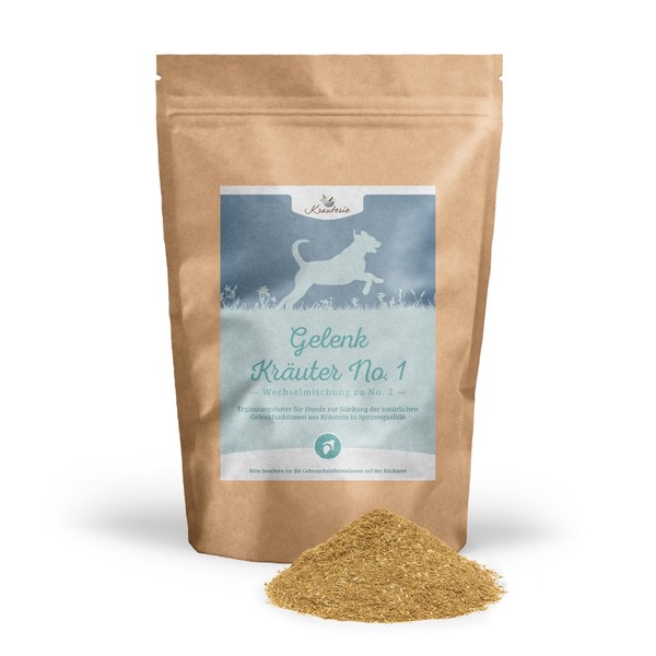 1 Kg Gelenk KräUter No. 1 FüR Hunde Pulver, StäRkung NatüRlicher Gelenkfunktion-image
