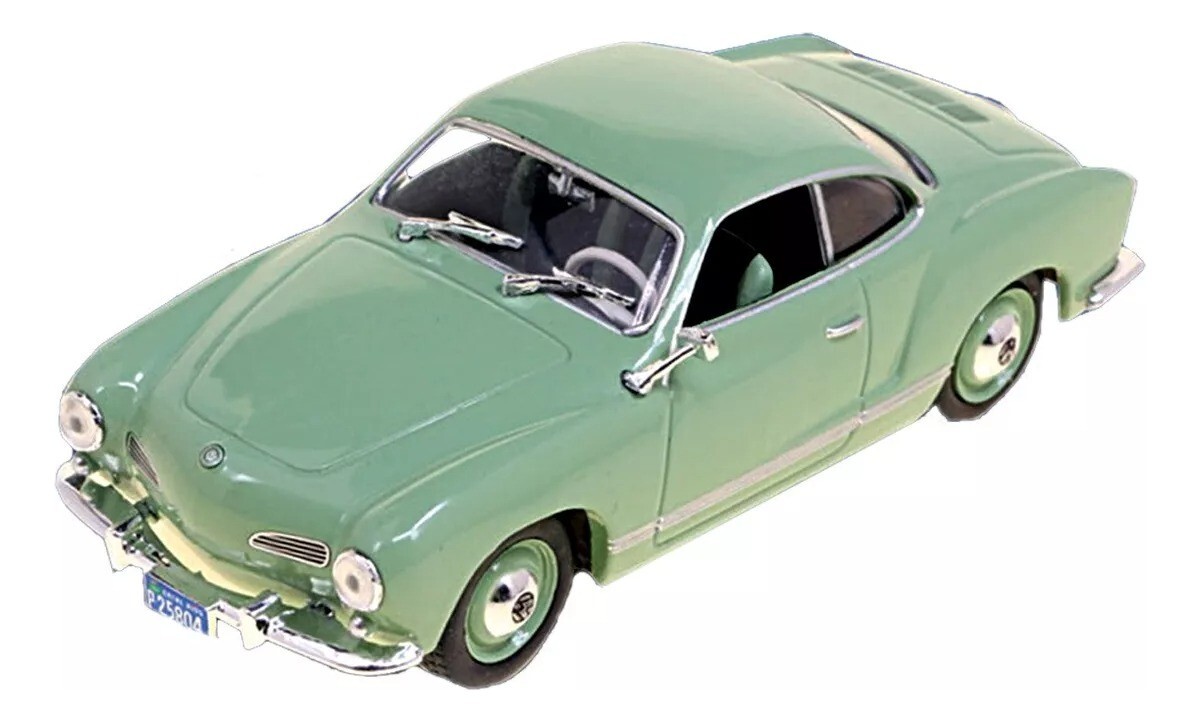 Volkswagen Karmann Ghia 1962 Rare Argentina Diecast Car Scale 1:43