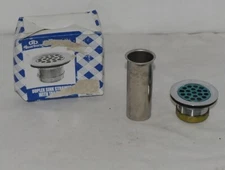 Dearborn Brass 774T Duplex Sink Strainer Brass Body Stainless Steel Strainer