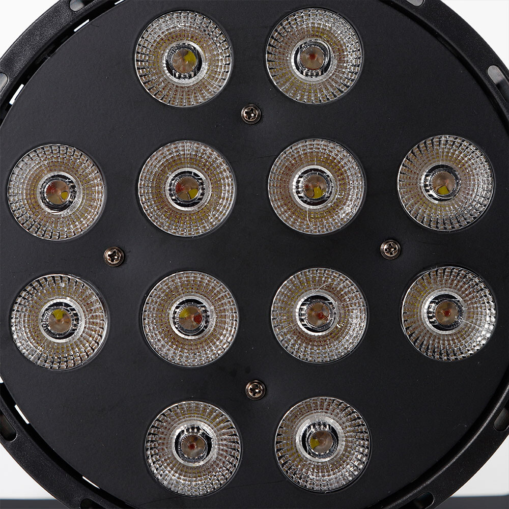 4PCS 12x10w Stage Par Lights RGBW 4 in 1 LED Par Light Set