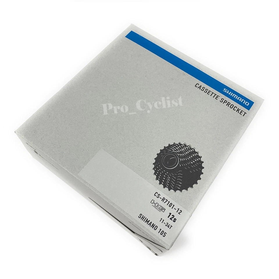 Bicicleta de carretera Shimano 105 R7100 CS-R7101-12 Cassette 12 SPD 11-34T nueva en caja Foto 4 de 4