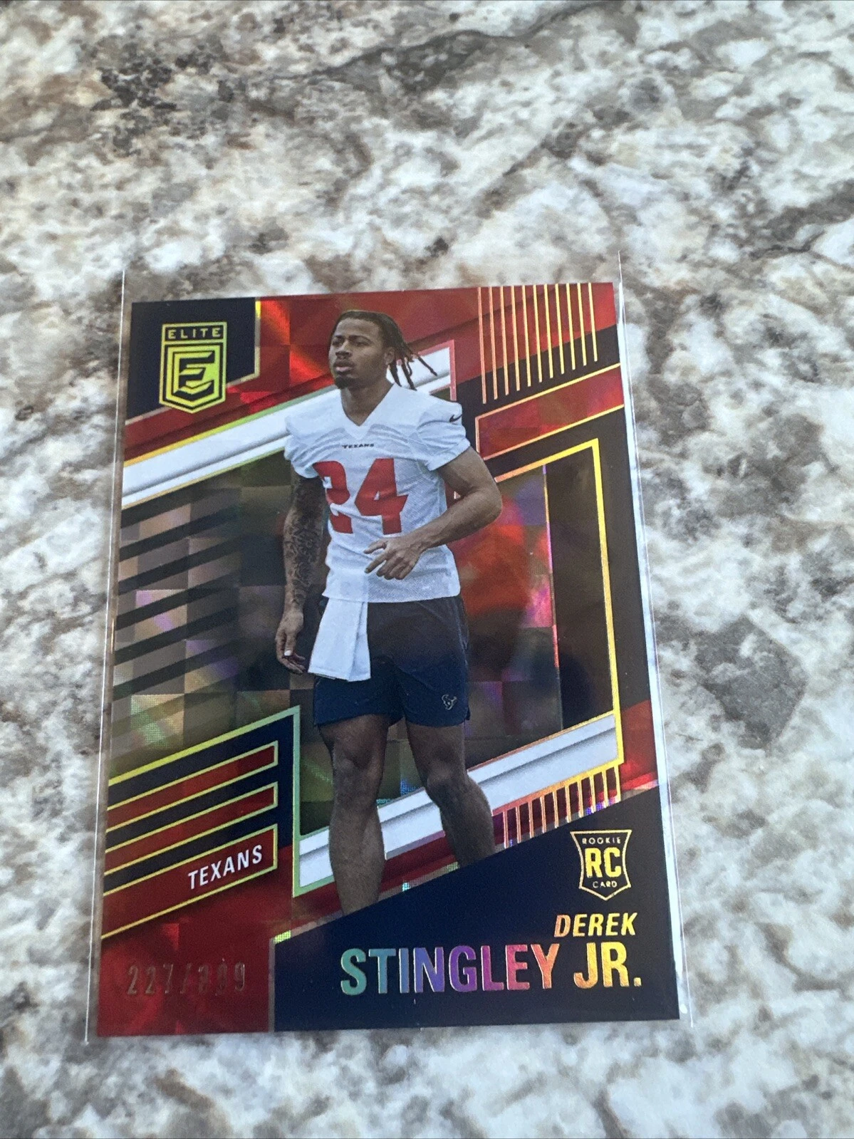 2022 Panini Donruss Elite - Rookies Red #141 Derek Stingley Jr. /399 (RC)