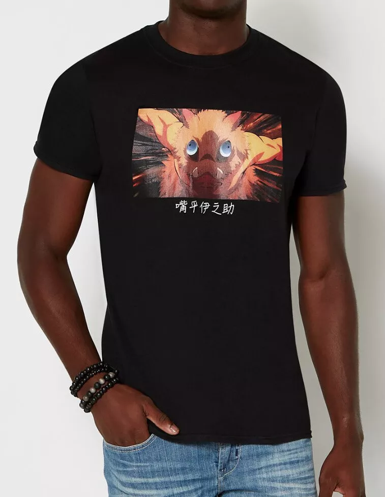 Demon Slayer Inosuke Black T-Shirt