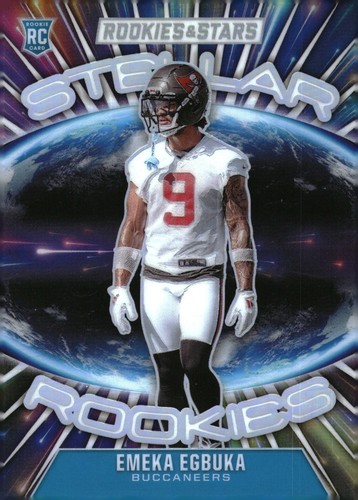 Emeka Egbuka RARE ROOKIE RC REFRACTOR INVESTMENT CARD BUCCANEERS