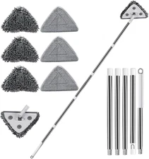 MUEE Window Cleaning kit, 3 in 1 Adjustable Window Washing Squeegee Kit with Ext