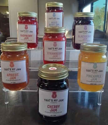 Homemade Fresh Fruit JAM (16 ounce jars) Holiday Special BUY 3 FOR $40