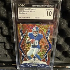 2025 Panini Phoenix - Hakeem Nicks #86 Fire Burst /350