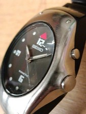 Seiko Kinetic Arctura Jorg Hysek 5M42-0E40  rare original integrated compass 