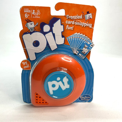 PIT Family Fun Card Swapping Board Game,  Ages 6+ By Hasbro Gaming 2016 PKG DAMG