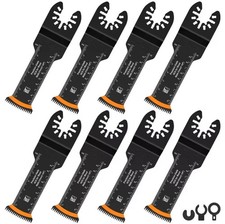 4pcs Extra Long Japanese Tooth Multitool Blades For Wood Curved Arc Edge Saw. UK
