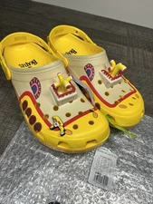 Crocs x The Beatles Yellow Submarine Classic Clog Men’s Size 9 210893-90H