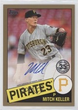 2020 Topps Update 1985 Topps Baseball Gold 6/50 Mitch Keller #85A-MK Auto 0cx3