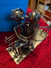 Weinhalter Weinflaschenhalter Metall Liebespa...