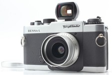  N MINT Voigtlander Bessa L Silver Film Camera Snapshot 25mm f4 lens From JAPAN