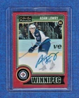 2014-15 OPC O-pee-chee Platinum Red Rainbow /50 Rookie Auto  # RA-20 Adam Lowry