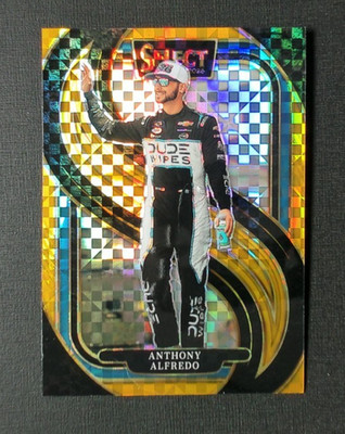 2025 Select Anthony Alfredo Trackside Gold Power Plaid Prizm FOTL #210 SSP 07/13