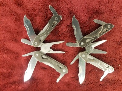 Lot 2 Gerber One Mini Suspension S Pliers and One Scissors Multitool