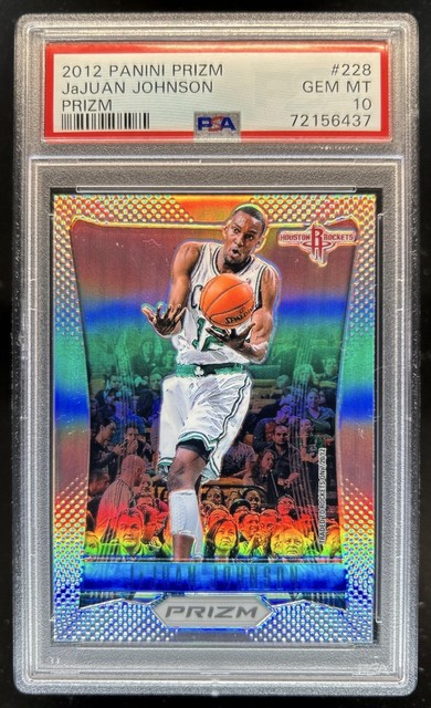 2012-13 Panini Prizm JaJuan Johnson Prizm RC #228 Rockets PSA 10 GEM MINT Rookie