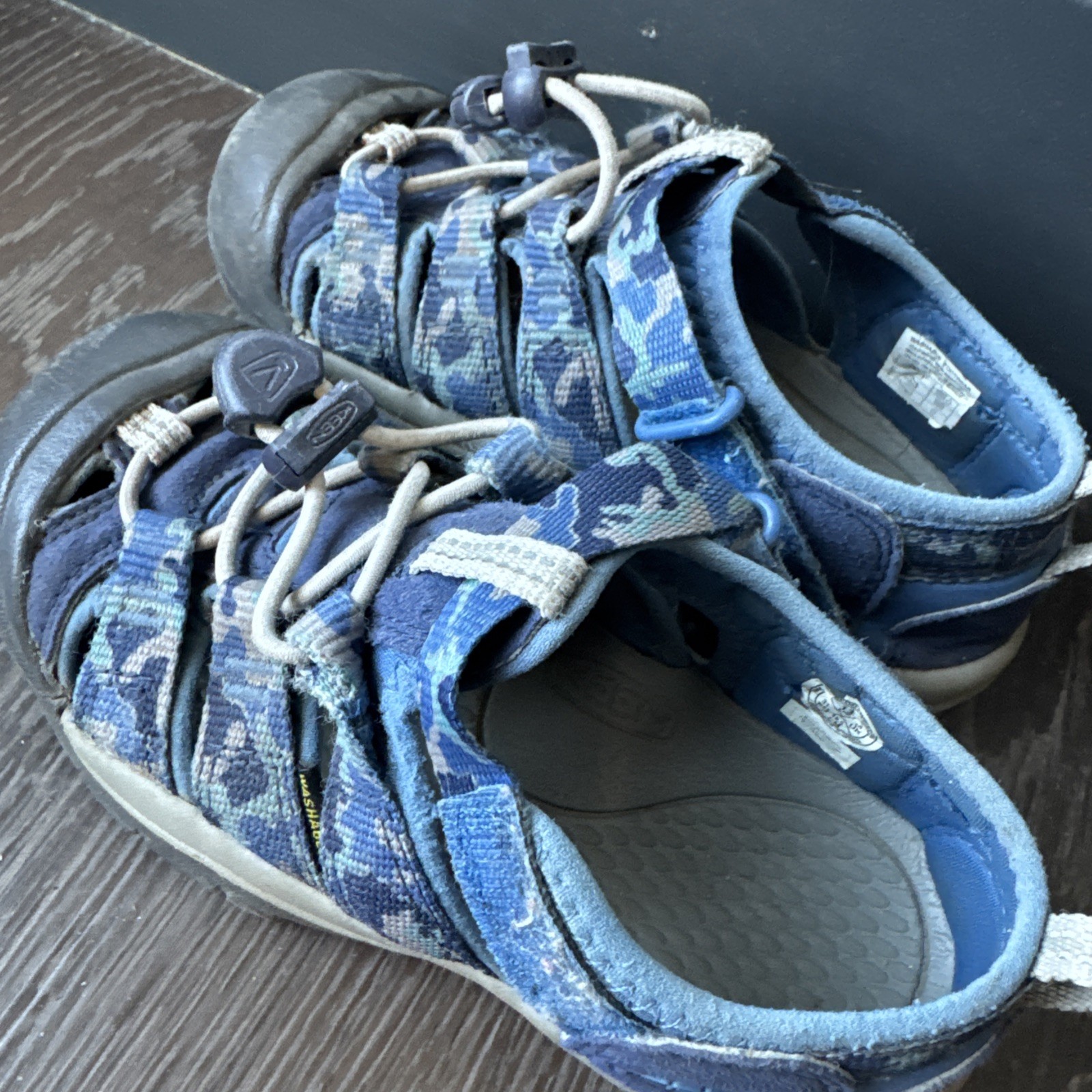 Sandali Keen TG 13 bambino blu ragazzo acqua spiaggia montagna scarpe punta chiusa