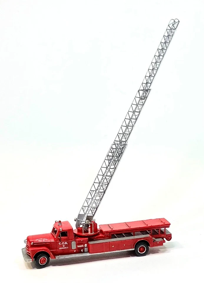 N Scale "SG" Aerial Ladder Truck Kit by Showcase Miniatures (one truck) (174) - Image 2 of 4
