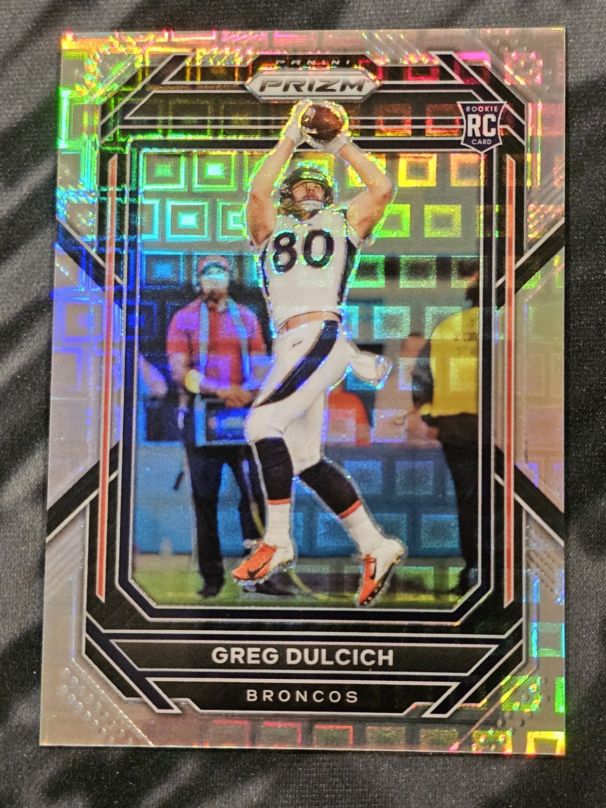 2022 Panini Prizm Pandora Premium Silver Holo /400 RC #360 Greg Dulcich