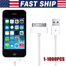 3FT 30 pin USB Charging Data Cable Cord for iPad 1/2/3 iPod Nano 1-6 LOT