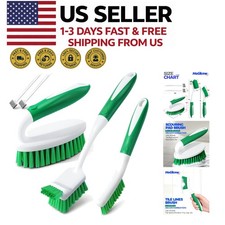 Household Cleaning Brush Set Kitchen Bathroom Scrub Brushes Green