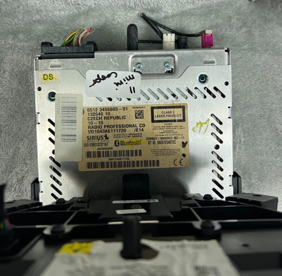 2011 2012 2013 2014 MINI Cooper Boost CD Radio Cuadro de instrumentos Medidor OEM Foto 4 de 4