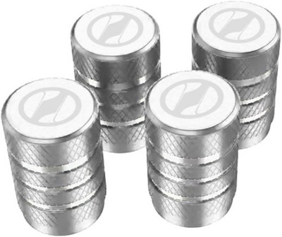 Toyota Vellfire Logo Tire Valve Stem Caps Silver Air Valve  set of 4