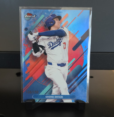2025 Topps Finest Shohei Ohtani #208 Los Angeles Dodgers Rare Blue #135/150
