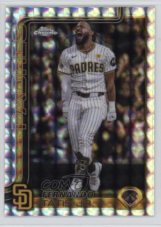 2025 Topps Chrome Geometric Refractor Fernando Tatis Jr #159 06or