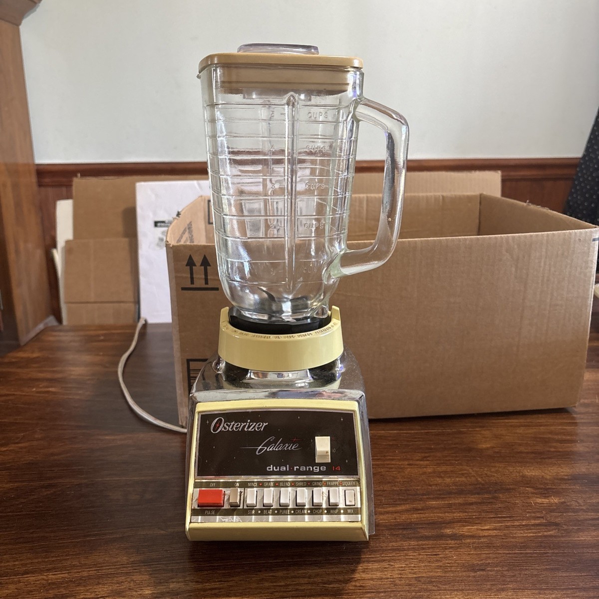 Vintage Oster Osterizer Galaxie 10 Speed Blender Tested “cycle