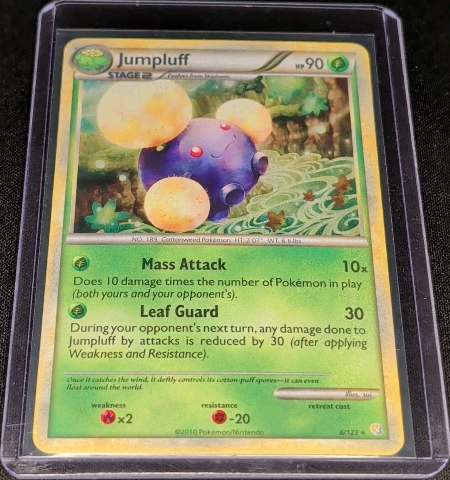 Jumpluff 6/123 Heartgold & Soulsilver Holo Pokémon TCG