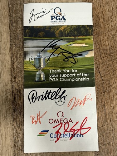 Scheda Info Campionato PGA 2017 - Autografi Casuali Golf