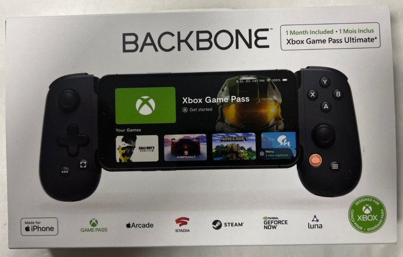 Backbone One Xbox Mobile Gaming Controller For iOS USED