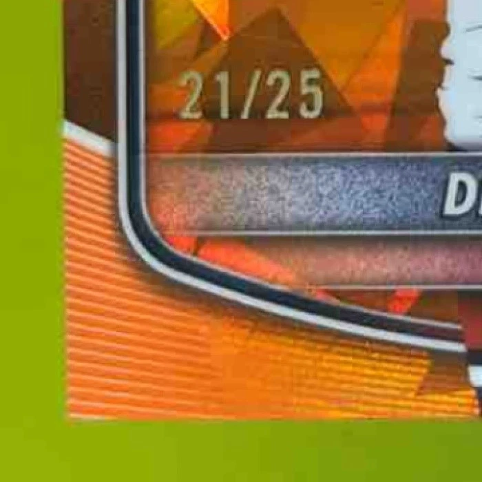 2025 Bowman Chrome Sapphire Diego Tornes Orange SP VARIATION /25 1st Prospect - Image 4 of 4