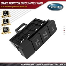 Drive Monitor Info Switch Mod Fit For 2008-2013 Toyota Tundra 84977-0c020
