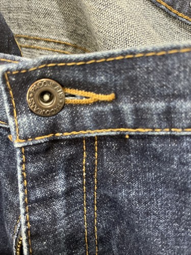 Jeans vintage anni 2000 Y2K larghi gamba larga paco denim uomo 38x32 hip hop retrò - Foto 8 di 13